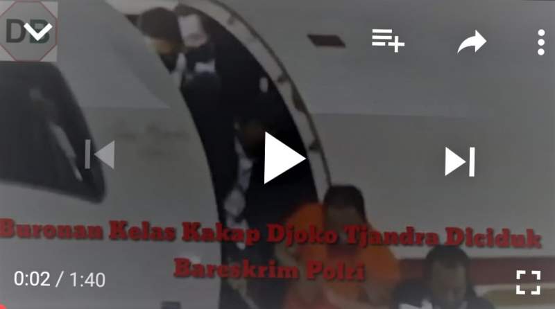 Sang Buronan Kakap Djoko Tjandra Akhir Ditangkap Polri