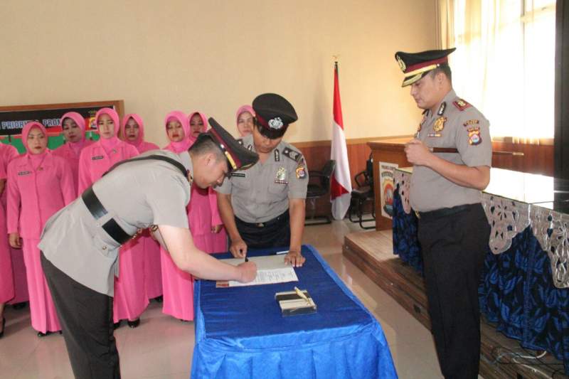 Sertijab di Mapolres Lebak.