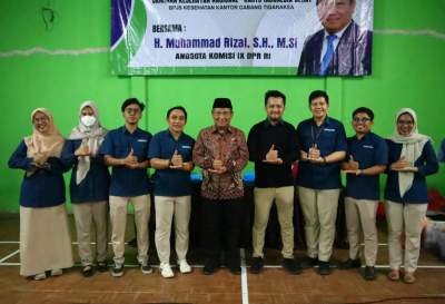 Muhammad Rizal Komisi IX DPR RI Sosialisasi Program JKN KIS BPJS Kesehatan Bersama Warga Kronjo dan Kresek