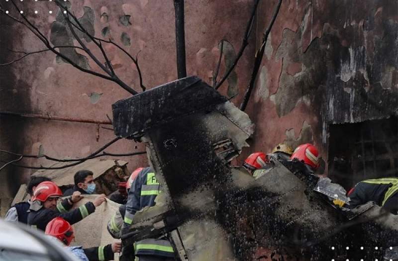 Jet Tempur Iran Jatuh dan Menghantam Sekolah