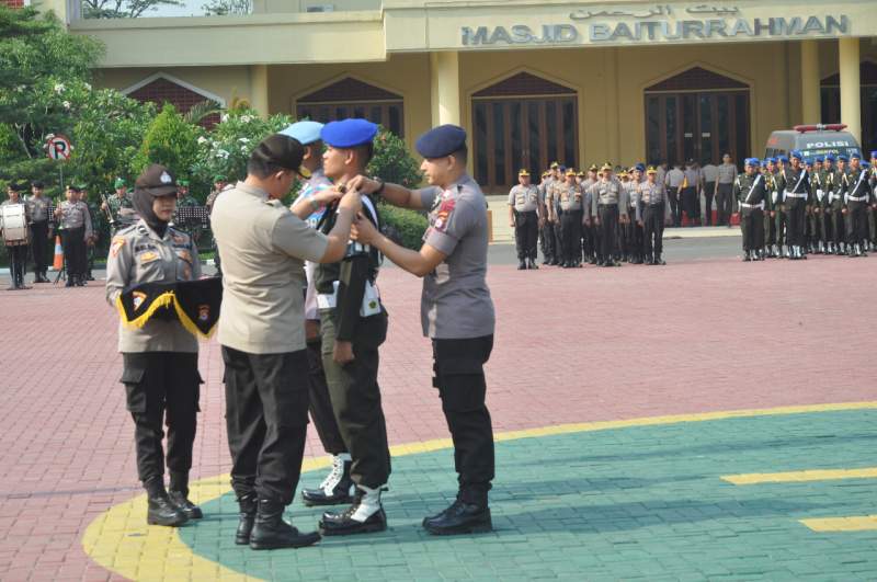 Polda Banten Gelar Apel Konsolidasi Berakhirnya Operasi Mantap Brata Kalimaya 2018