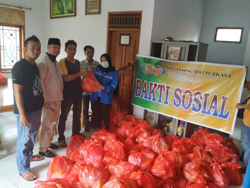 Bentuk Kepedulian PT Insing Salurkan Bantuan Warga Korban Banjir