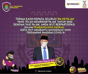 Terimakasih Wajib Pajak yang Tidak "poho" Bayar PBB dan  Telah Jujur Setor BPHTB