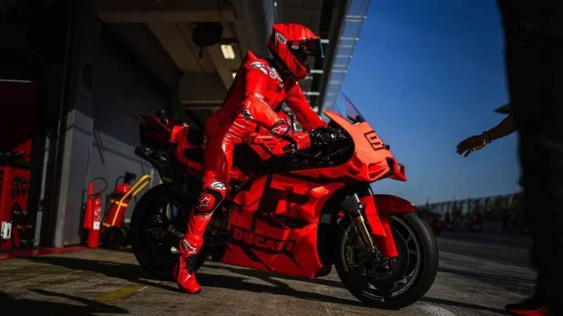 Marc Marquez Sudah Jajal Motor Baru Ducati, Desmosedici GP25