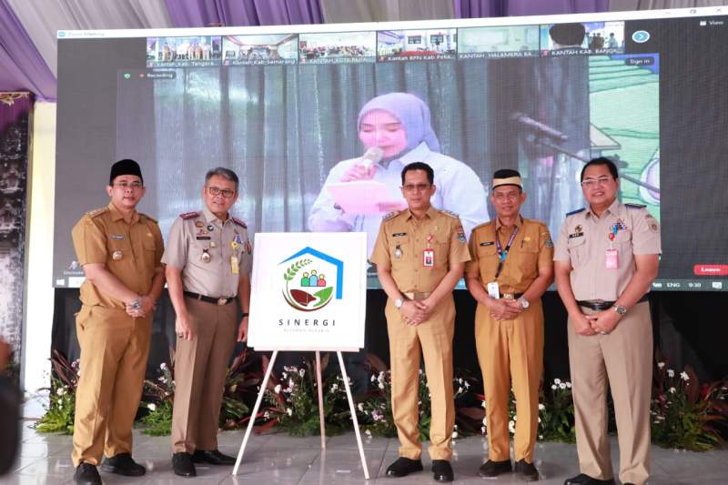 Pj Bupati Tangerang Hadiri Kegiatan Gerakan Sinergi Reforma Agraria