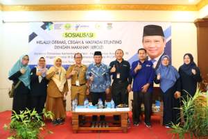 Muhammad Rizal DPR RI Gandeng Poltekkes Kemenkes Banten Sosialisasi Germas Cegah Stunting di Binong Tangerang