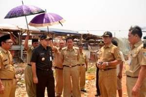 Pembangunan Pasar Mauk.