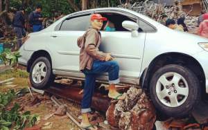 Ditlantas Polda Banten Amankan 84 unit kendaraan yang Terkena Tsunami di wilayah