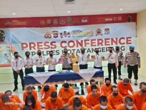 Edarkan Ganja Dan Sabu, 34 Orang Ditangkap Polisi