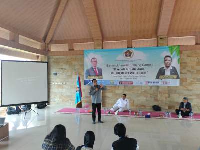 BJTC PWI Banten, Hendri Ch Bangun Dorong Publisher Right Segera Diwujudkan