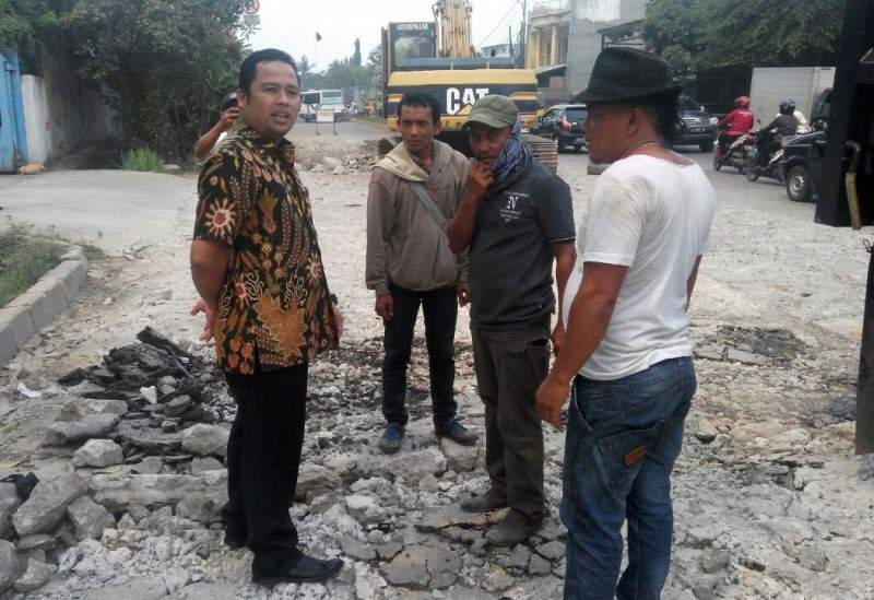 Arief Sidak Jalan Garuda