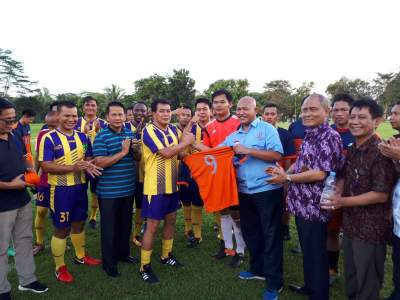 Berlaga di Lapangan Rudal, Buruh Ditaklukan Persita All Star