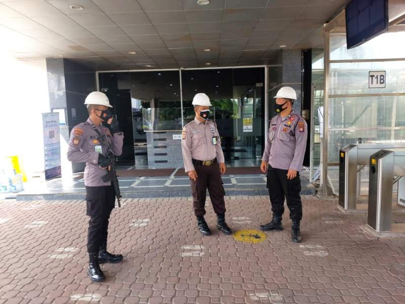 Ditpamobvit Polda Banten Gelar  Pengamanan Pada Objek Vital Nasional