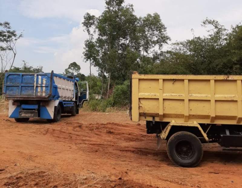 Tidak Mengantongi Izin, Camat Cisoka Larang Galian Tanah Beroperasi