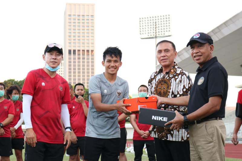Ketum PSSI dan Menpora Berikan Motivasi dan Arahan ke Timnas U-19