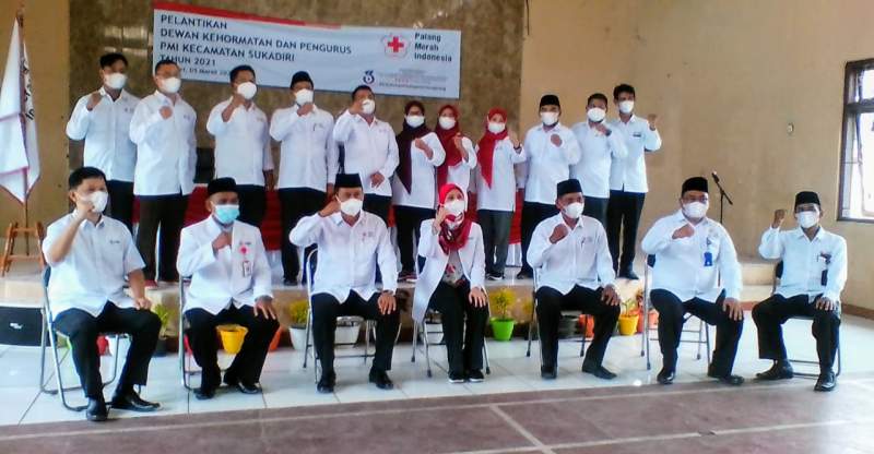 Kepengurusan PMI Sukadiri 2021-2026 Resmi Dilantik