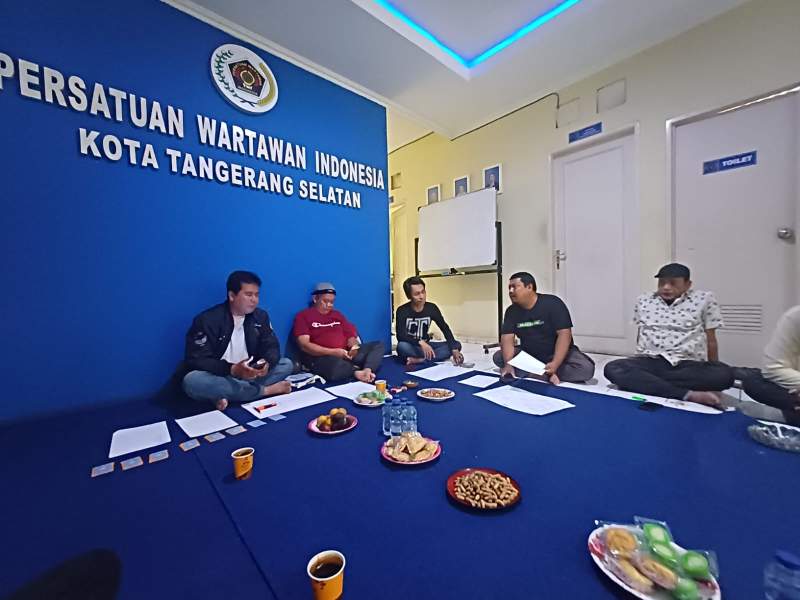 PWI Tangsel gelar teknikal meeting.