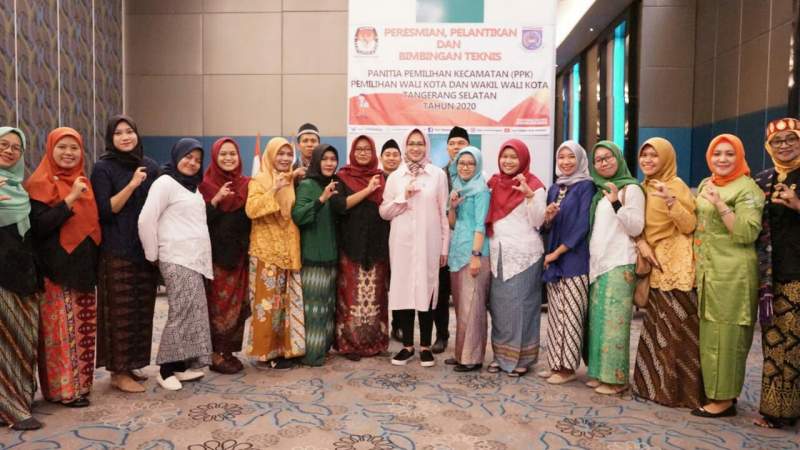 Pelantikan PPK Tangsel, Airin Ajak Sukseskan Pilkada 2020