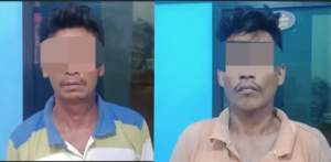 Pelaku pemerasan ditangkap Polres Tebing Tinggi.