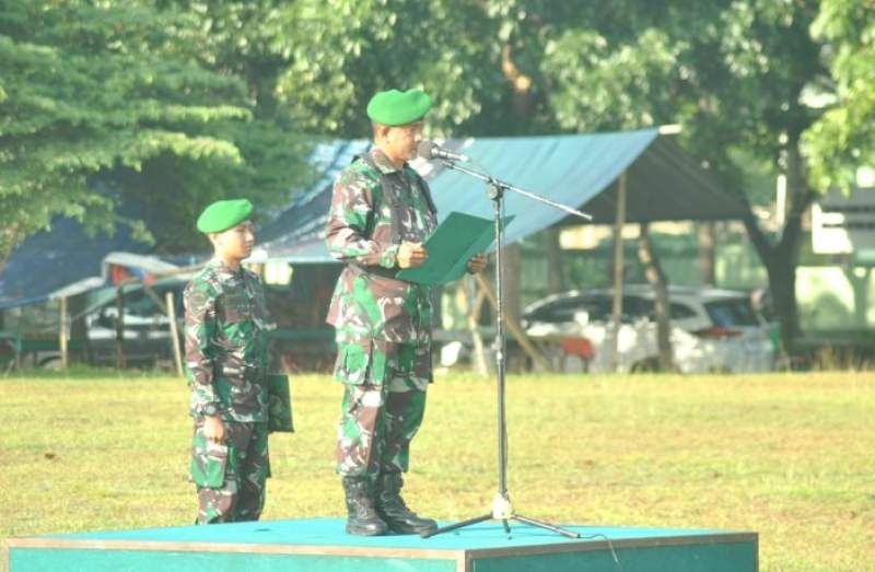 Koramil 04 Cikupa Gelar Upacara Bendera Merah Putih