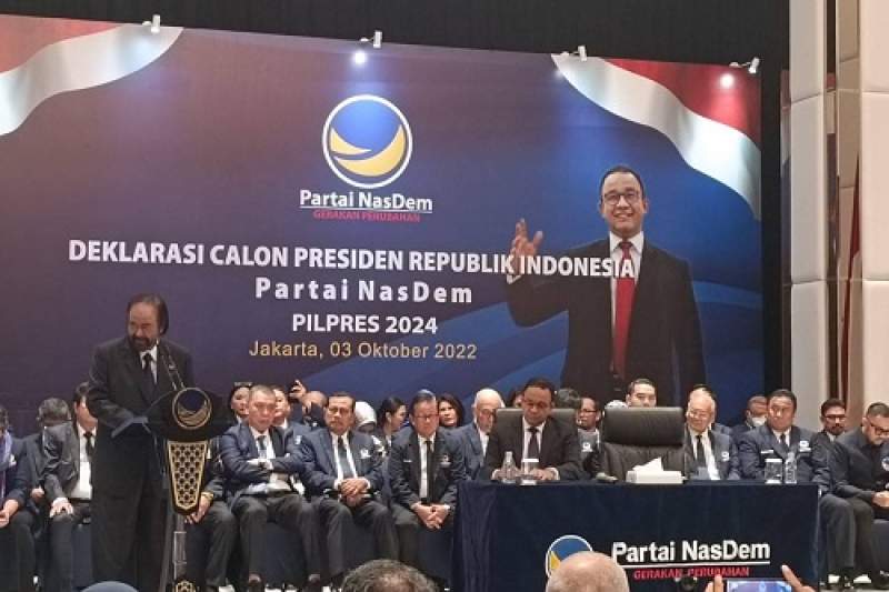 Sah! Anies Baswedan Resmi Capres dari Partai Nasdem