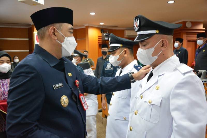 Zaki Lantik Enam Kepala Desa Hasil Pergantian Antar Waktu