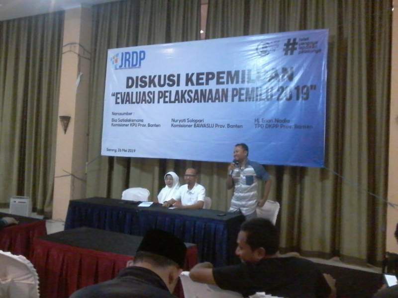 JRDP Menilai, Pelaksanaan Pemilu 2019 Alami Kemunduran Dari Pemilu Sebelumnya