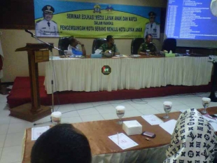 Bappeda tengah merencanakan kota ini sebagai Kota Layak Anak