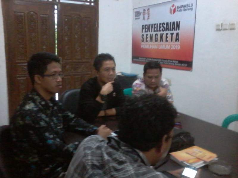 Tanggapi Gugatan BPN Ke MK, Bawaslu Kota Serang Persiapkan Bukti Hasil Pemilu 2019