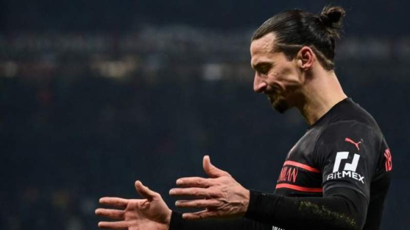 Pemain AC Milan, Zlatan Ibrahimovic. (AFP)
