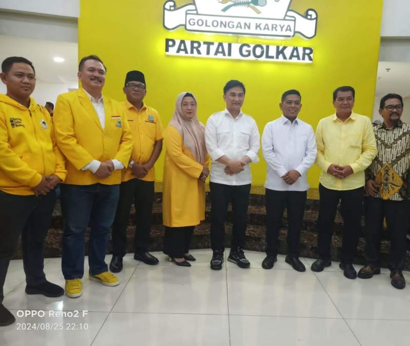 Ambil Rekom, Andra Soni Maesyal Rasyied&nbsp; Sambangi DPP Golkar