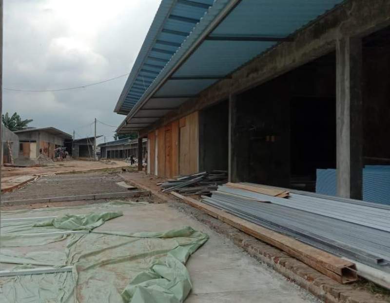 Proyek Pembangunan Pasar Cisoka Diduga Belum Kantongi Izin