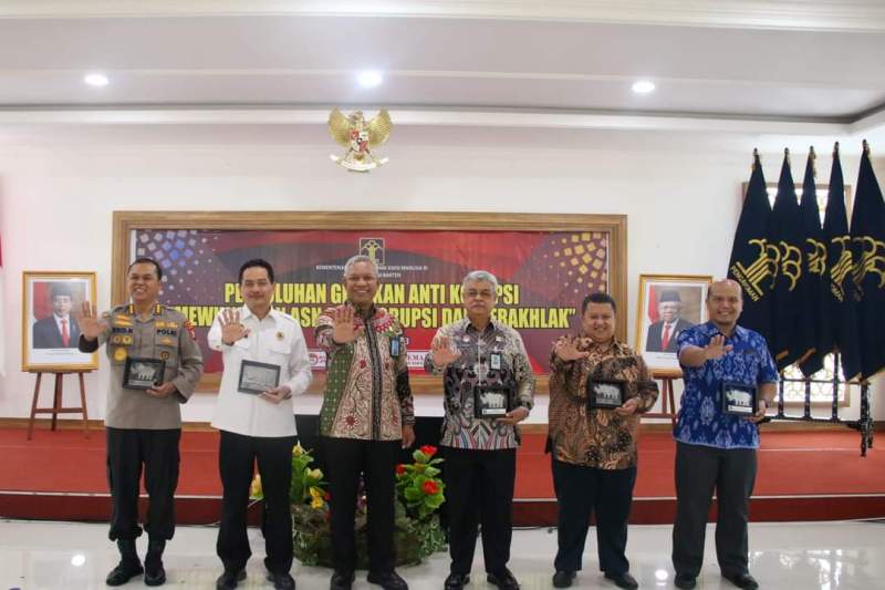 Gandeng Satgas Saber Pungli Pusat, Kemenkumham Banten Dukung Gerakan Anti Korupsi