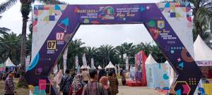 Inilah lokasi Hari Jadi Kabupaten Serdang Bedagai ke-20 di alun-alun Serdang Bedagai.