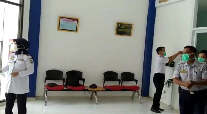 Antisipasi Corona, Dishub Wajibkan Pegawai Cek Suhu Badan