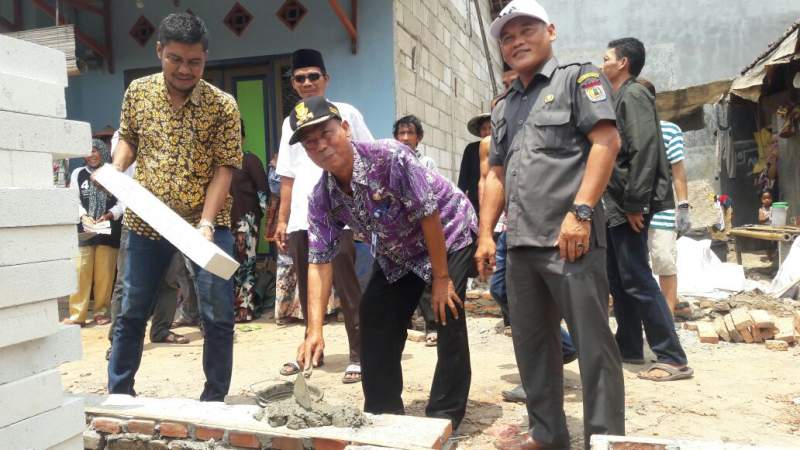 Program Gebrak Pak Kumis di Gunung Kaler, Bangun 67 Rumah Kumuh