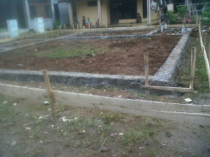 Pembangunan yang diberhentikan oleh pihak Disdikbud