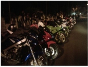 NITRO, Komunitas Pencinta Motor Ninja Tangerang.(dt)