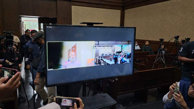 Sidang mantan Gubernur Papua nonaktif, Lukas Enembe di Pengadilan Tipikor, Jakarta Pusat.