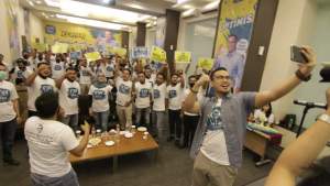 Pilar Saga Ichsan saat deklarasi Kopi Hitam, Serpong, Minggu (16/8/2020).