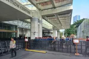 Lokasi debat Cawapres 2023 di JCC, Senayan, Jakarta, Jumat (22/12/2023).