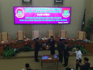 ⁠⁠⁠Dewan Terima Laporan LKPJ Bupati Tangerang