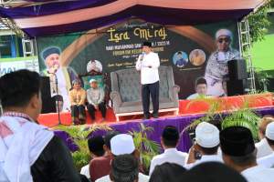 sekda hadiri isra mi'raj.