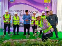 Sekda Letakan Batu Pertama Revitalisasi Pasar Mauk