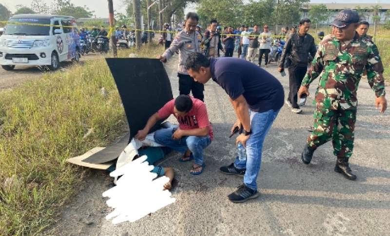 Diduga Jadi Korban Begal, Pria Tanpa Identitas Tewas di Pasar Kemis