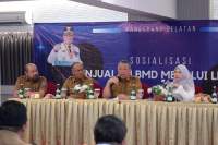 Pesan Benyamin di Sosialisasi Penjualan BMD Melalui Lelang, Patuhi Peraturan Perundang-undangan