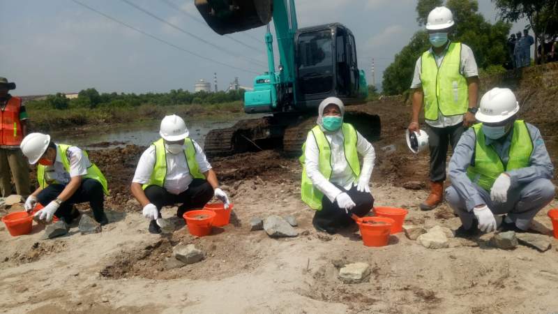Akses Jalan Menuju Pelabuhan Warnasari Mulai Dibangun