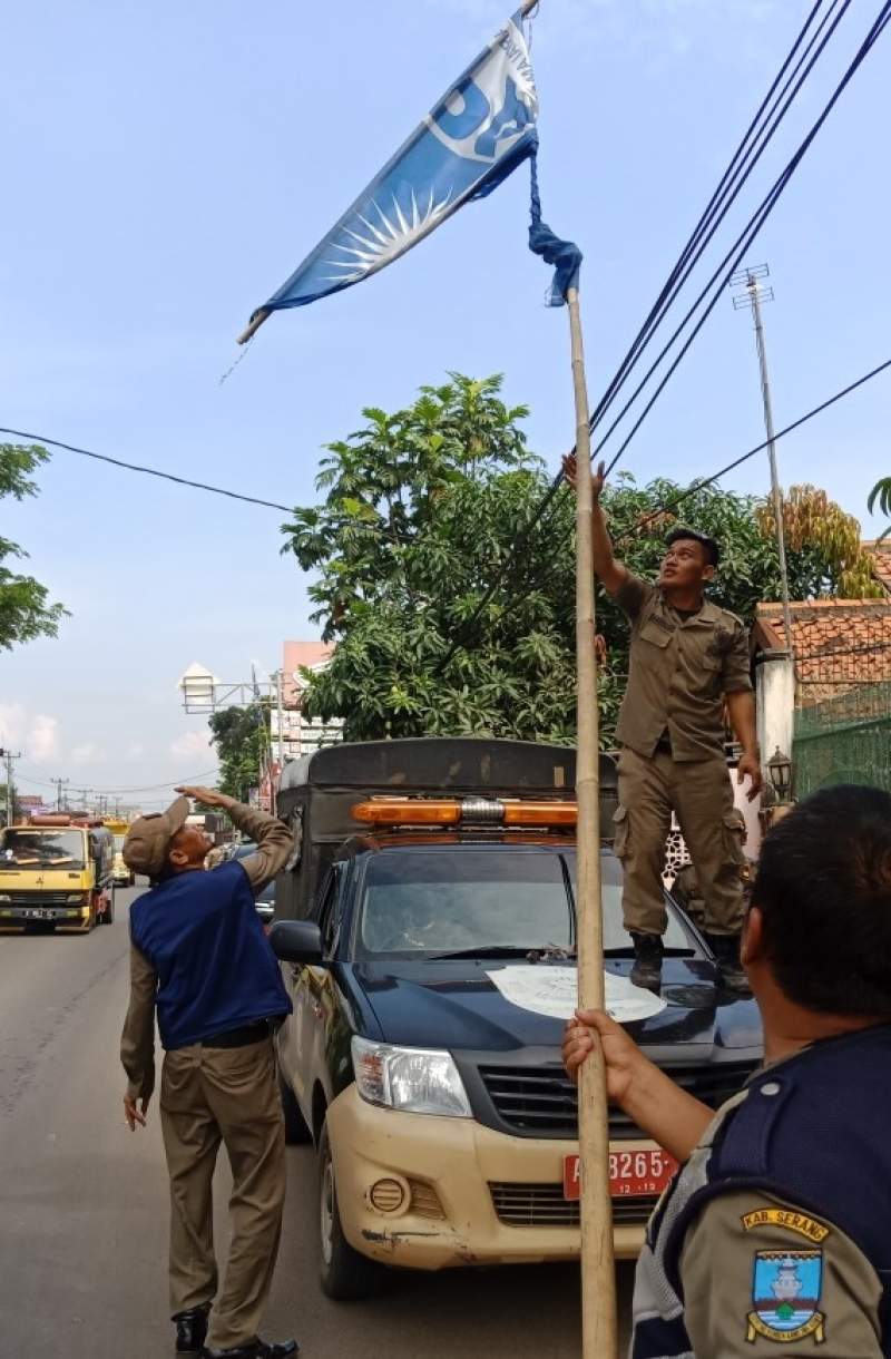 Komitmen Jaga Trantibum, Satpol PP Kabupaten Serang Turut Wujudkan Program Prioritas