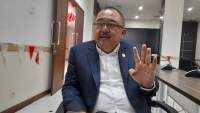 Ketua Fraksi Demokrat DPRD Kota Tangsel, Rizki Jonis.
