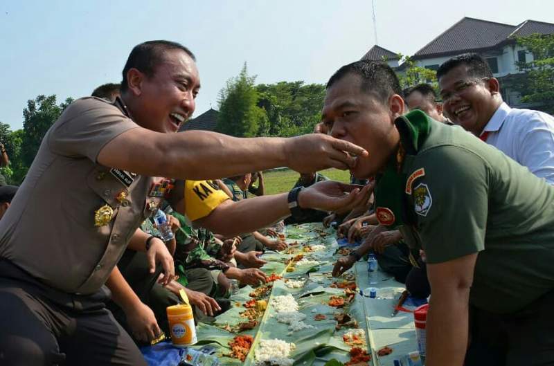 Makin Kompak, TNI dan Polri Di Tangerang Babancakan
